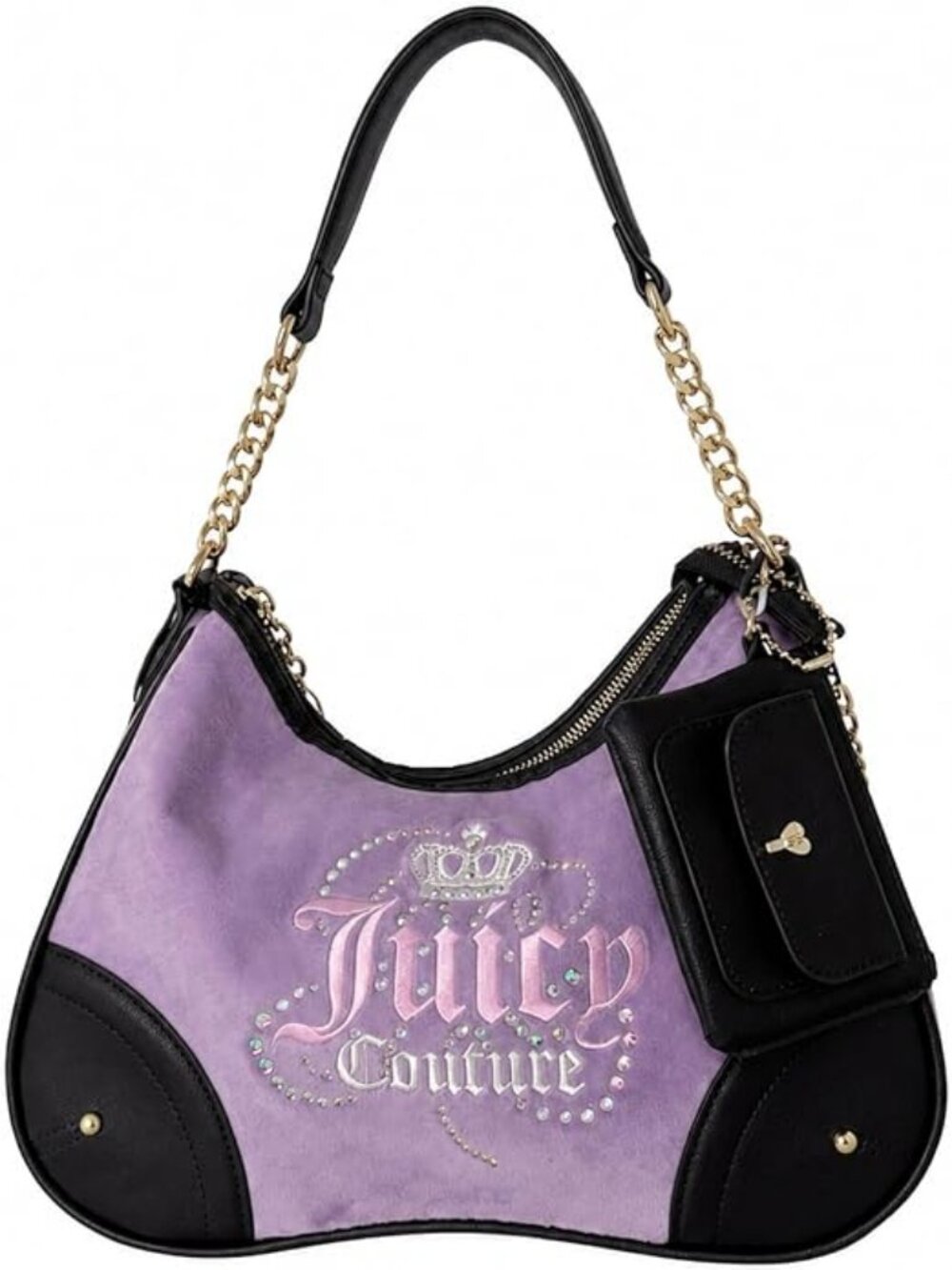 Juicy Couture Dreamy Juicy Shoulder Bag Lavender/Chocolate